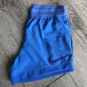 Blue NIKE Dry Fit Small Shorts
